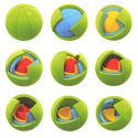 Post thumbnail of Schichten Ball Puzzle