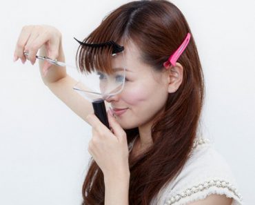 Silly Japanese Front Bangs Comb Cutting System
